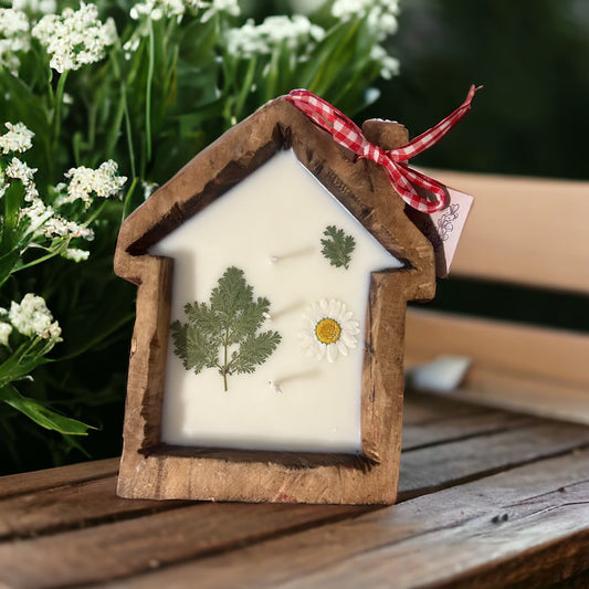 Small House Wooden Bowl